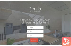 Rentio - Rent Company Clean HTML5 Landing Page Template