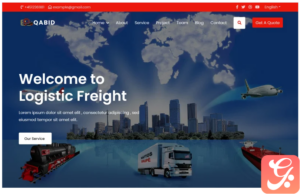 Qabid - Logistic & Transportation Landing Page Template