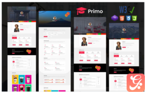 Primo | Personal Portfolio & Resume HTML5 Template.