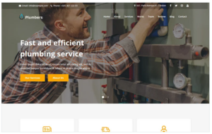 Plumbers - Plumbing & Repair Services Landing Page Template