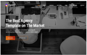 Parekh Responsive Bootstrap 5 Digital Agency Landing Page Template