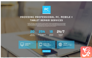 PC - Computer Repair Clean HTML Landing Page Template