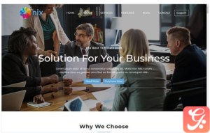 Onix - One Page Parallax Bootstrap Landing Page Template