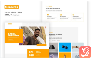 Mercures - Personal Portfolio HTML Template
