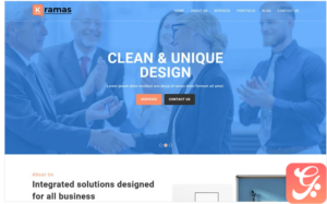 Kramas is a One Page Business HTML5 Template