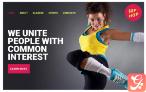 Hip-Hop - Dance Studio Creative HTML Landing Page Template