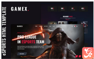 Gamex - eSports Html Template