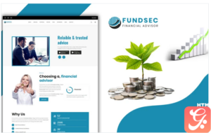 Fundsec Financial Advisor Landing Page Template