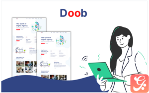 Doob - Digital Agency Html Landing Page Template
