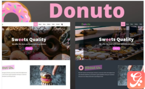 Donuto - Donuts Restaurant Landing Page Template