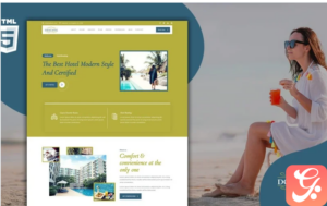 Doktel Hotel And House Rental Landing Page Template