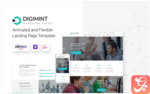 Digimint - Digital Marketing Agency Landing Page Template