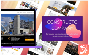 Constructo Landing Page Template