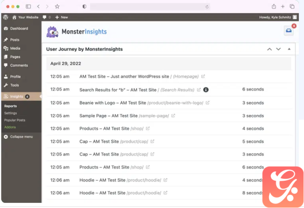 MonsterInsights User Journey 1.1.5