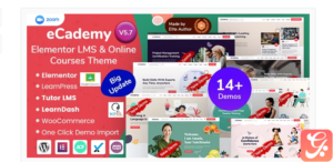 eCademy – Elementor LMS & Online Courses Theme 6.6