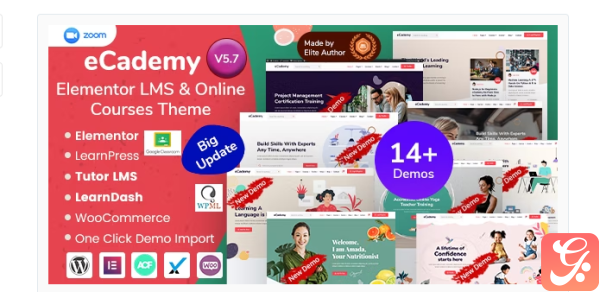 eCademy %E2%80%93 Elementor LMS Online Courses Theme
