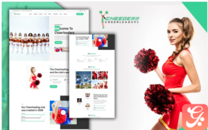 Cheeders Clean & Easy Cheerleaders Landing Page HTML5 Template