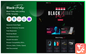 Black Friday - Sale Landing HTML Template
