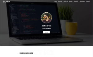 Black Bull - Personal, Portfolio, CV and Resume Website HTML Template