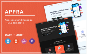 Appra - App landing page html5 template