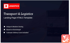 xLogistic - Transportation & Logistics Landing Page Template