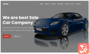 Wasi - Car & Repair Service Landing Page Theme