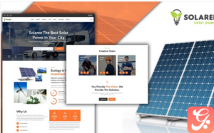 Solaree Wind & Solar Energy Landing Page HTML5 Template