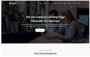 Snoki - SEO Agency & Business HTML Landing Page Template