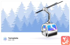 Ski-book — Ski Booking Minimal Landing Page HTML5 Website Template