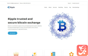 Ripple - Bitcoin & Cryptocurrency Landing Page Template