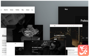 Reza - Portfolio Landing Page Website Template