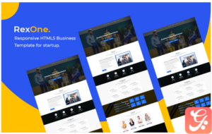 Rexone - Responsive HTML5 Business Landing Page Template