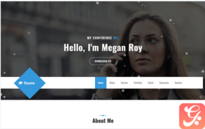 Resume - Cv HTML5 Landing Page Template