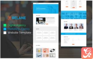 Relane - Marketing Agency HTML Landing Page Template