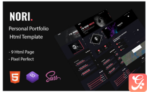 Nori - Personal Portfolio Html5 Template