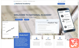 National Academy - A Landing Page Template Bootstrap Based For Training Learning Bussines