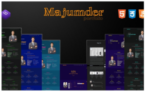 MAJUMDER-3 - Creative Portfolio Bootstrap HTML Landing Page Template