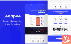 Lendpee - Landing Page Template