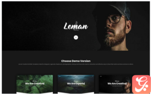 Leman - Creative Portfolio Landing Page Template