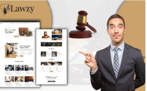 Lawzy Lawyers and Law Firm Landing Page HTML5 Template