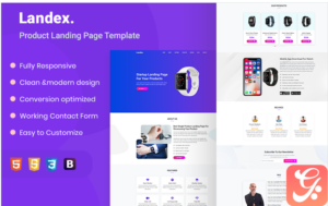 Landex - Landing Page HTML5 Template