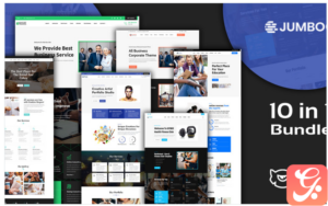 Jumboo Multipurpose Responsive Landing Pages Bundle