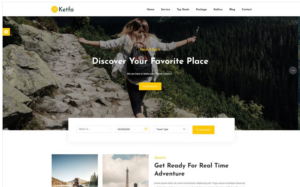 Ketfa - Tour and Travel Agency Landing Page Template