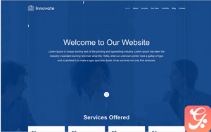 Innovate Landing Page Template