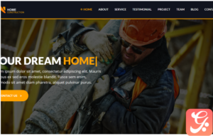 HomeConstruction - Builder Landing Page Template
