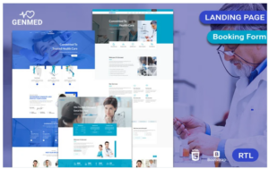 Genmed | Multipurpose Medical Landing Page Template