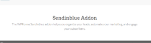 WPForms Sendinblue 1.3.0