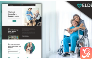 Eldee Elderly House Care Landing Page HTML5 Template
