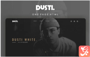 Dusti - Portfolio Multipurpose Modern Landing Page Template