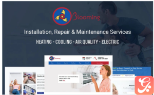Blooming - AC Installation, Repair & Maintenance Services Landing Page Template